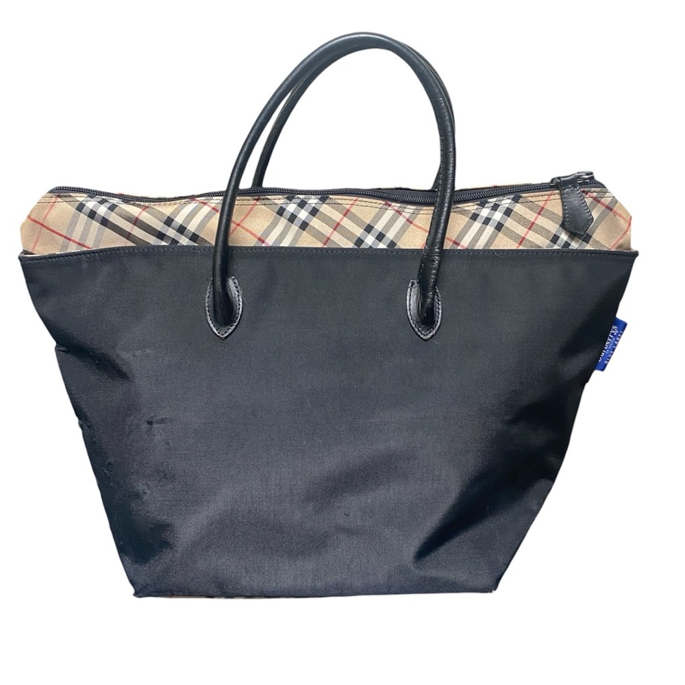 Authentic Vintage Burberry Blue Label Black Tote